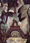 Delaunay, Robert Eiffel Tower Spain oil painting artist